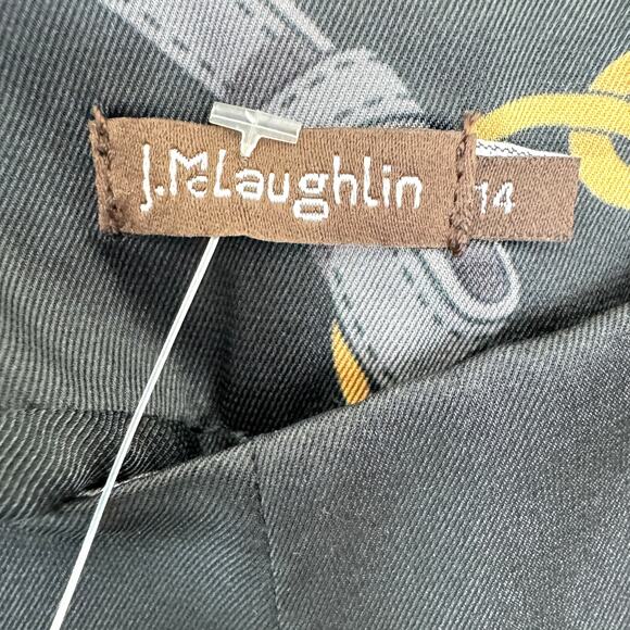 J. McLaughlin Womens Equestrian Pants Size 14 Lightweight Horse Bit Classic Gray - Picture 3 of 6